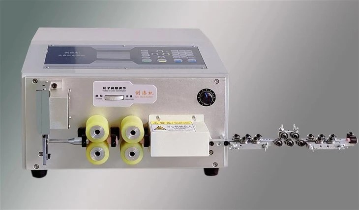 तांबे के तार के लिए पूरी तरह से स्वचालित स्ट्रिपिंग कटिंग मशीन GW-729
