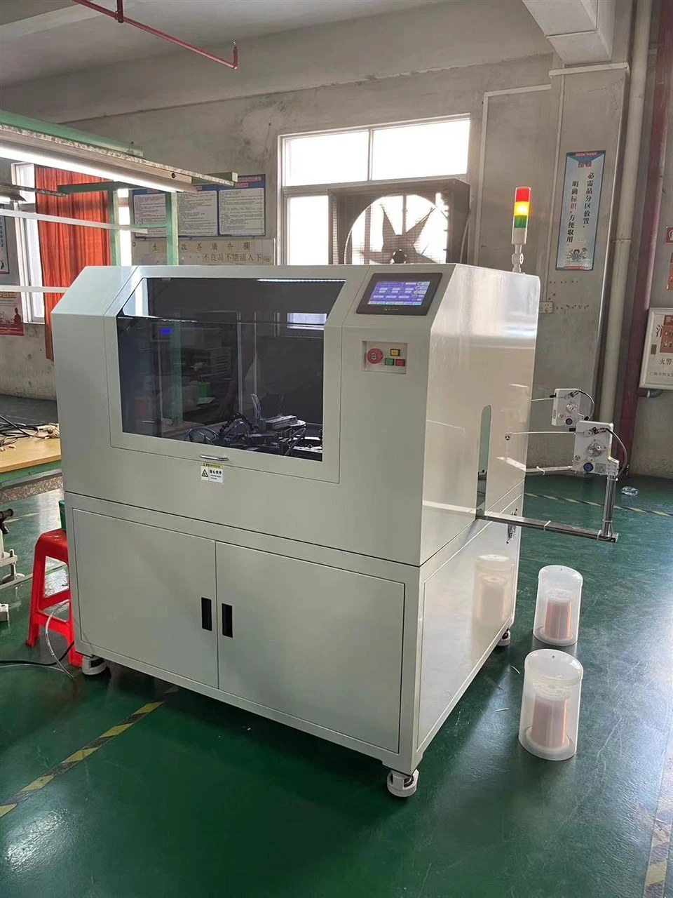 Full Automatic Adhesive Glue Flying Fork Winding Machine GWF100-A