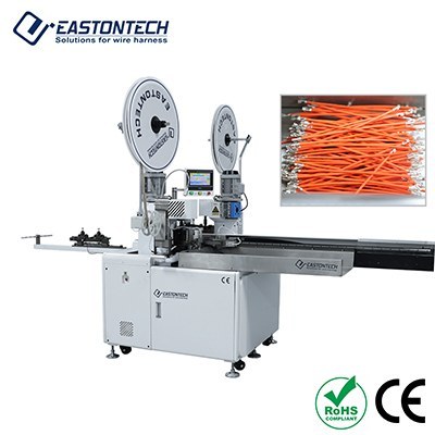 Double-Crimping Automatic Terminal Crimping Machine with Half-Stripping Function (20–32AWG) EW-22B