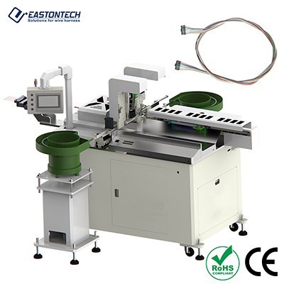 Fully automatic double-head Crimp and Insert number tube machine EW-8245