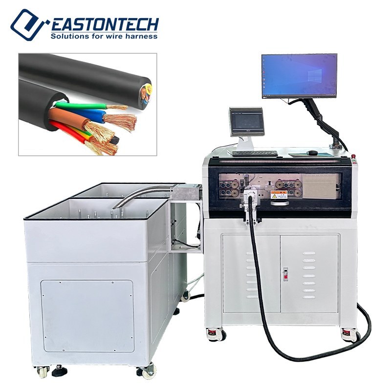 Multi-Layer Cable Stripping Machine(Rotary Cutter for 4–35mm² Cables) EW-3155+C