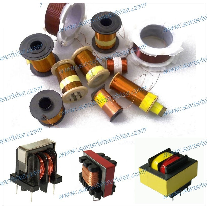 Two spindles automatic transformer coil winding machine (SS600I)