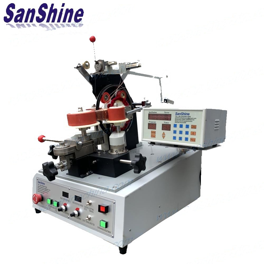 स्लाइडर प्रकार स्वचालित बड़ी टोरॉयड कॉइल वाइंडिंग मशीन SS300S-01