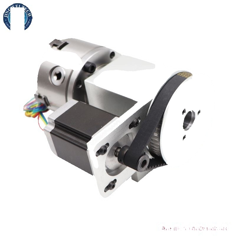 DIY A 4th Axis CNC Router Kit - Rotary 80/100mm Chuck, NEMA 23 Motor CNC-4th