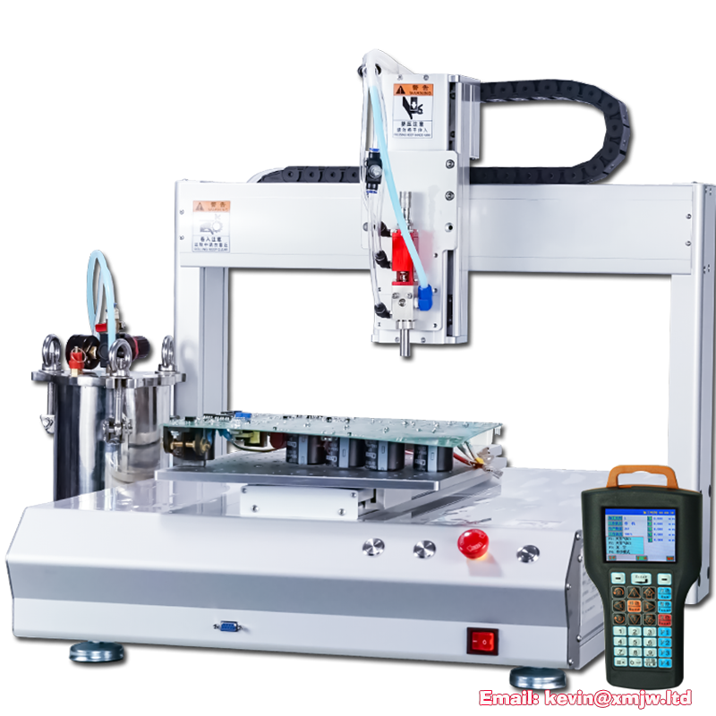 2-Station 2-Needle Auto Glue Dispensing Machine - Doming Sticker Resin