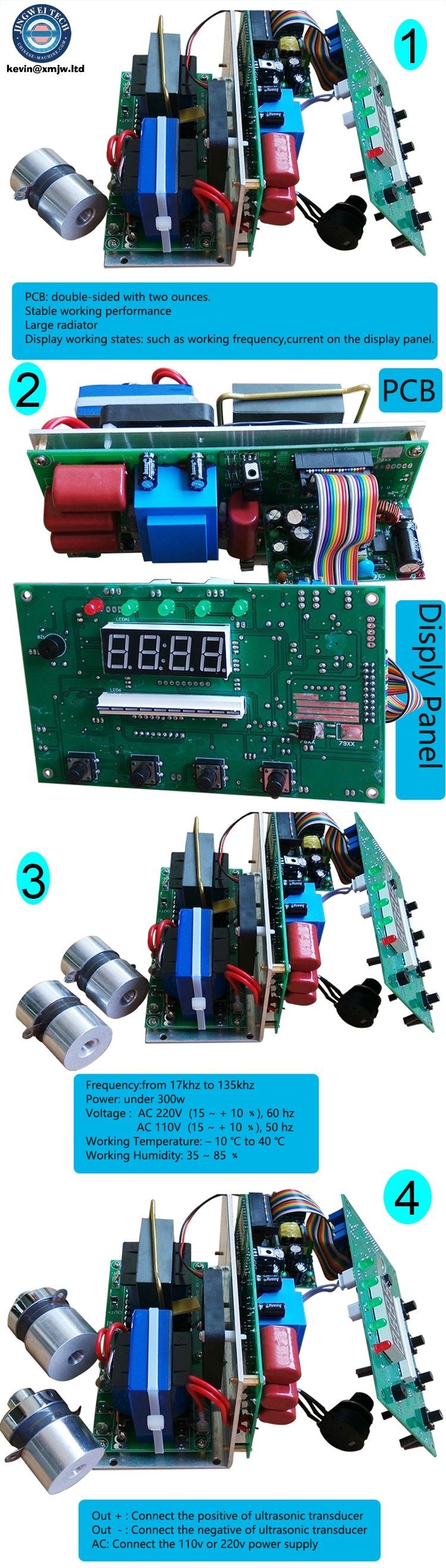 300 Watt Ultrasonic Generator PCB - Ultrasonic Generator Circuit