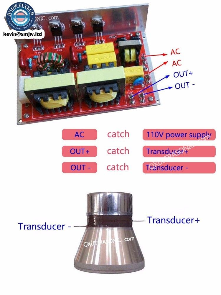 Ultrasonic Driver Circuit Board 40khz/25khz/28khz - Ultrasonic Generator