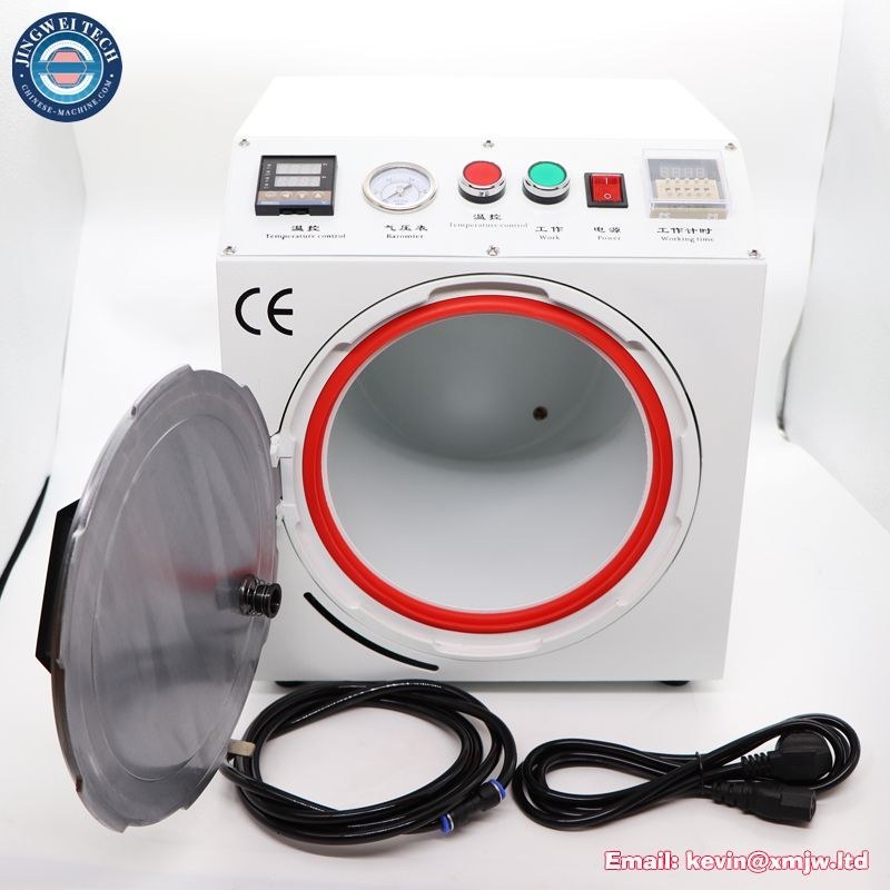 LCD Bubble Remover Machine - High Pressure Screen Renovation, External Pump Needed