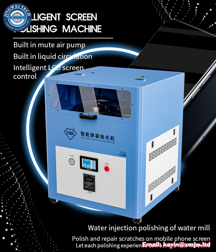 TBK 938 Auto Grinding Polishing Machine - iPhone 14/13/Watch LCD Screen Repair