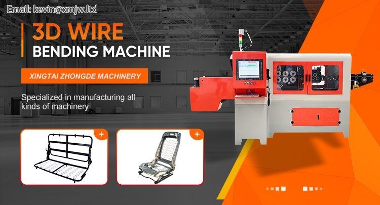 3D CNC Stainless Steel Wire Bending Machine Steel Wire Bender