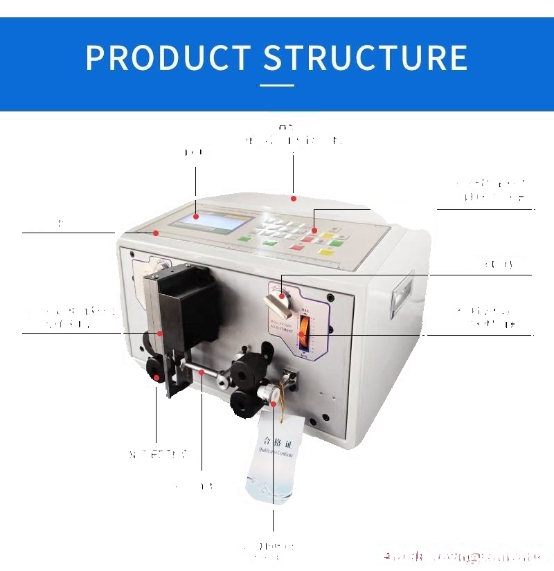 8 Square Wire Cutting Stripping Machine: Cable Cutting & Stripping