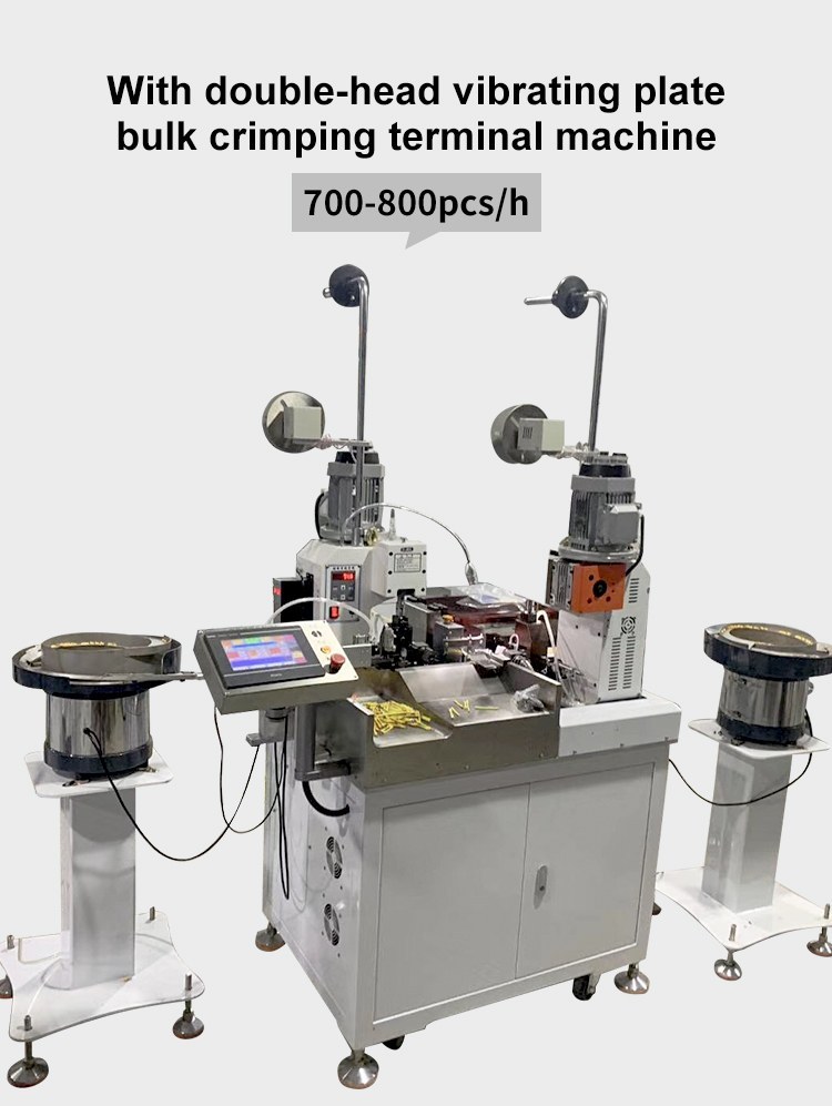 Automatic Servo Double Terminal Wire Crimping Machine BORX-02