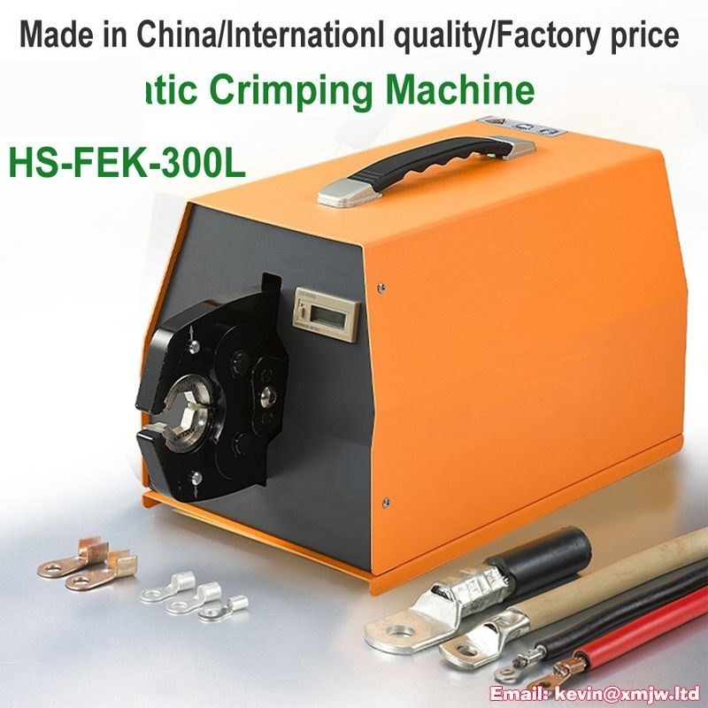 FEK-300L Pneumatic Terminal Crimping Machine Big Force Pressing Device With All Kinds Jaws Crimp Mould Crimping Range: 6-300mm²