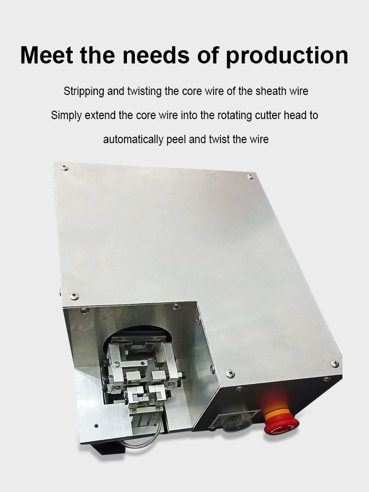 Rubber Wire Peeling & Twisting Machine - 2.5mm² BORX-312X