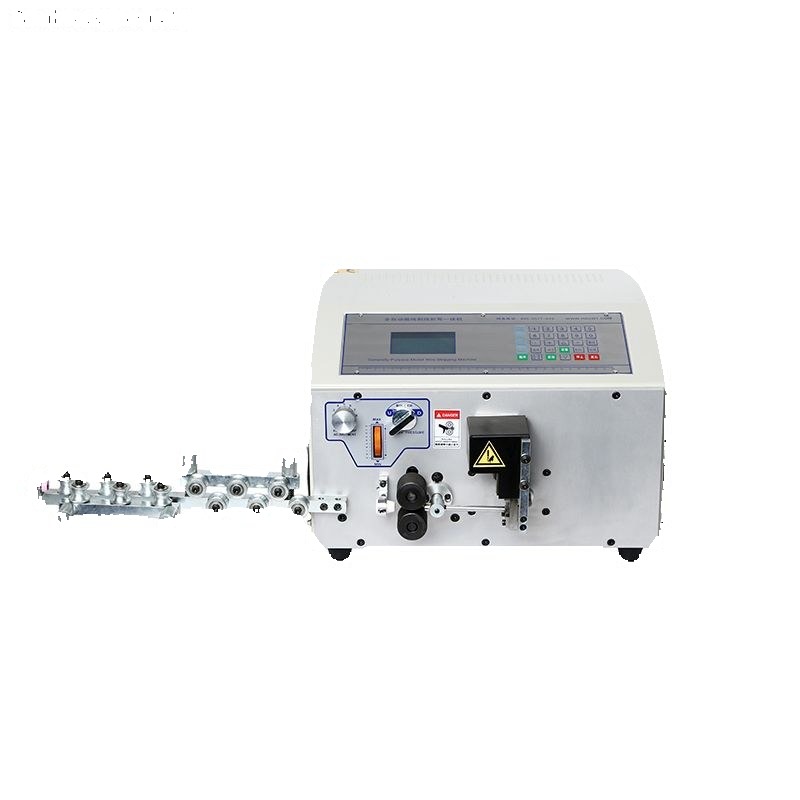 स्वचालित केबल वायर कटिंग स्ट्रिपिंग और बेंडिंग मशीन - X-CS401