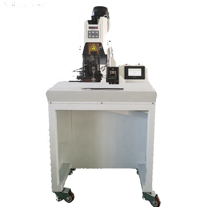 Automatic Multi-Core Cable Stripping & Crimping Machine - X-CM102B Sheathed