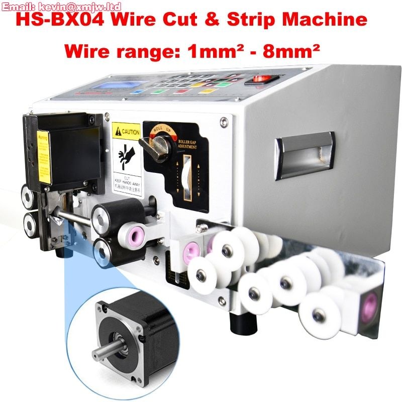 Automatic Wire Stripping Machine - 0.1-8mm² Cable Cutting & Peeling HS-BX04