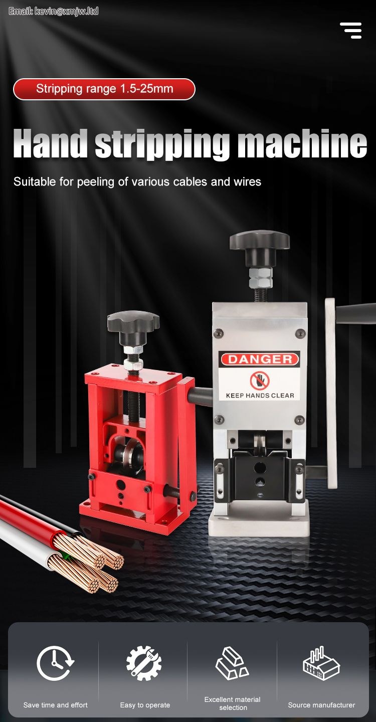 Automatic Waste Wire Stripping Machine - Electric Cable Stripper