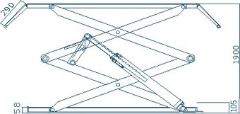 Ножничный подъемник F3000
