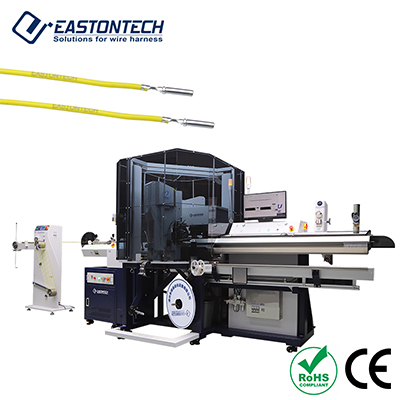 Automatic Wire Crimping Machine for Automotive Industry with Laser Marking Machine EW-8075+L