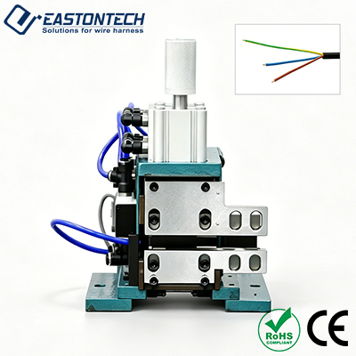 Wire stripping machine for long and short wires EW-1400