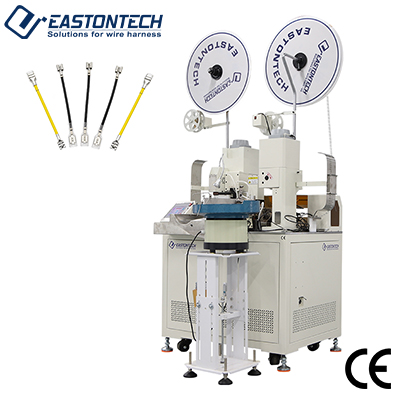 Fully Automatic Wire Terminal Crimping and Soft Sheath Inserting Machine(2.0T-3.0T) EW-7850