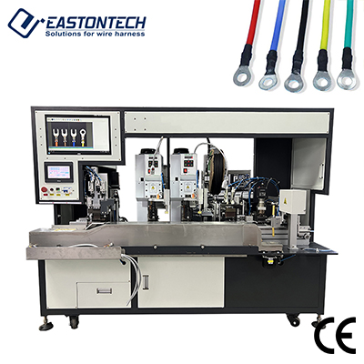4-Core Wire Harness Riveting & Heat Shrink Tube Machine EW-7095