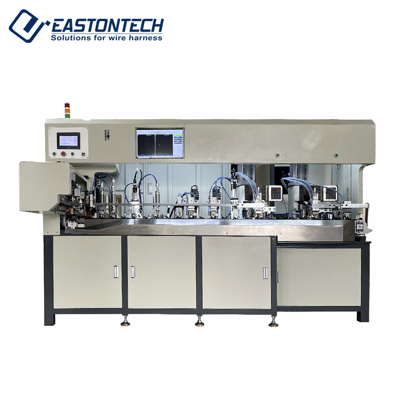 Semi-auto Three-pin Plug Crimping Machine EW-7090