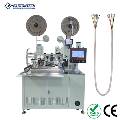 Fully Automatic Double-Head Multi-Core Cable Stripping & Terminal Crimping Machine EW-9530