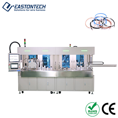 Coaxial cable double-end stripping tinning machine(1.78-3.5mm OD) EW-9515