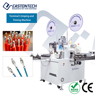 Fully Automatic 5–8 Line Double-Ended Terminal Crimping and Tinning Machine EW-9370