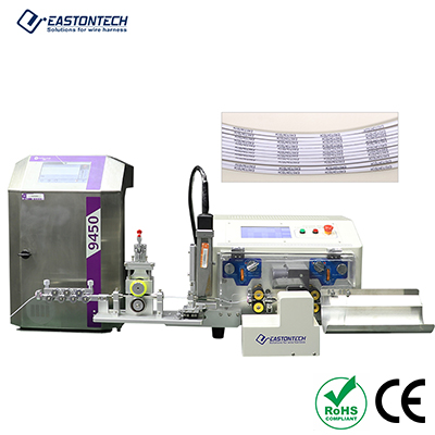 Wire Stripping & Twisting Machine(O.1 - 4 mm²) With Ink-jet Printer EW-3015+P