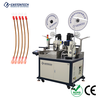 Fully automatic servo double head crimping machine EW-9305