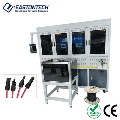 Automatic solar cable insert and tight machine EW-9295