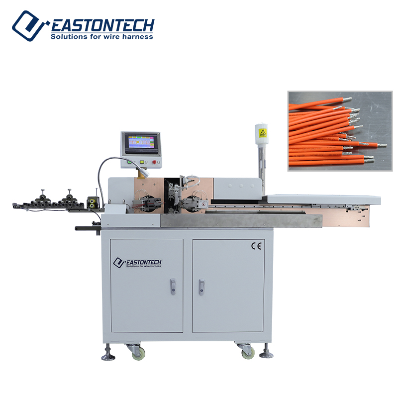Automatic Ultra-High-Speed Multi-Wire Stripping, Twisting and Tinning Machine(10 wires) EW-8980