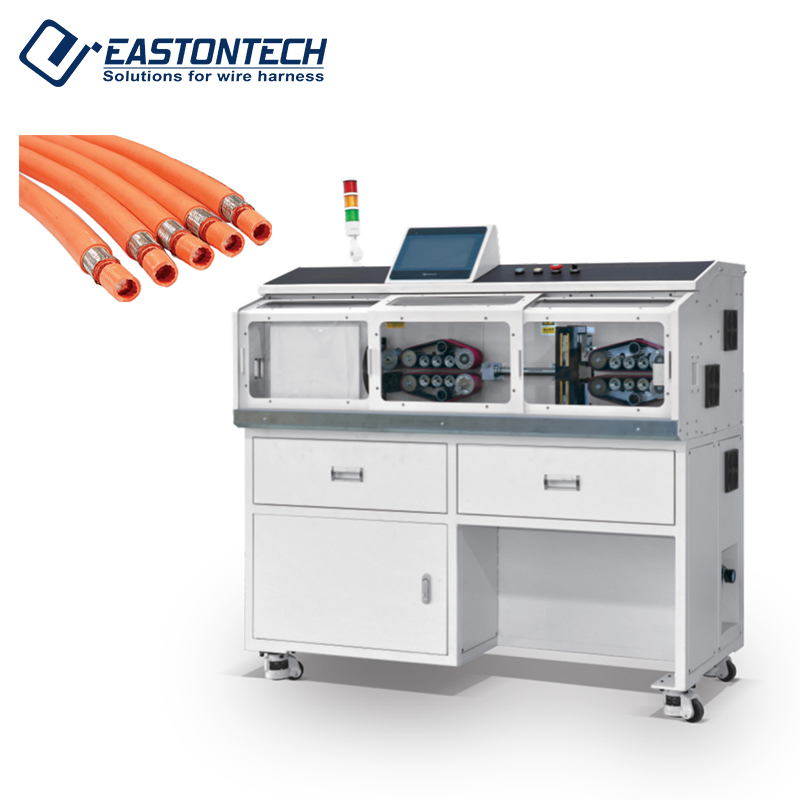 Large square rotary stripping and cutting machine(6-120 mm²) EW-3190