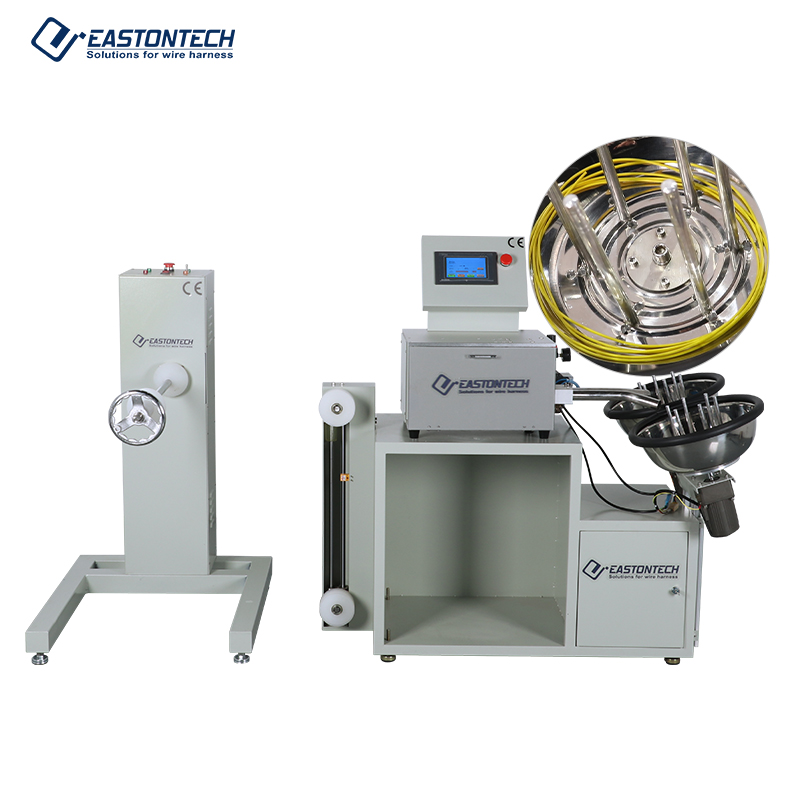 Automatic Optical Fiber Cable Cutting and Winding Machine(35kg Payoff / 0.9–7mm Cable OD) EW-1315