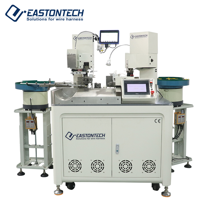 Automatic Double Heads Insulated Terminal Crimping Machine EW-8160-1