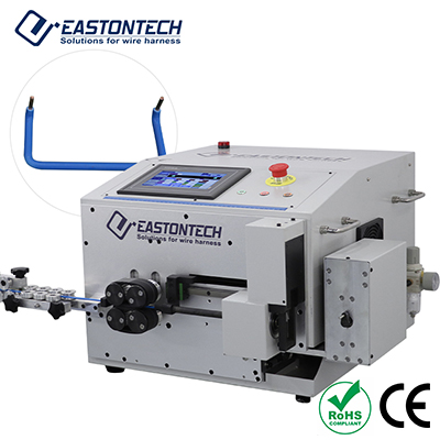 Automatic 3D Wire Stripping and Bending Machine (2–6 mm² / 3D 10-Step Bending) EW-08D-1
