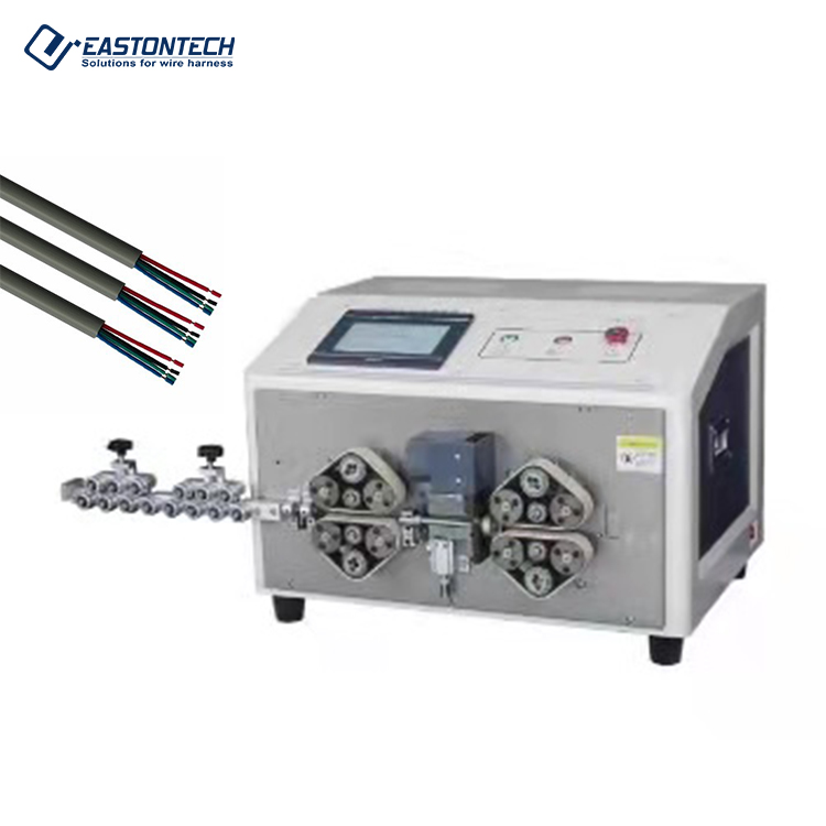 Multi-conductor cable cutting & Stripping Machine (3 - 10 mm outer diameter) EW-3055