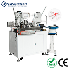 Fully Automatic Double Head Terminal Crimping Sheath Inserting Machine EW-8095