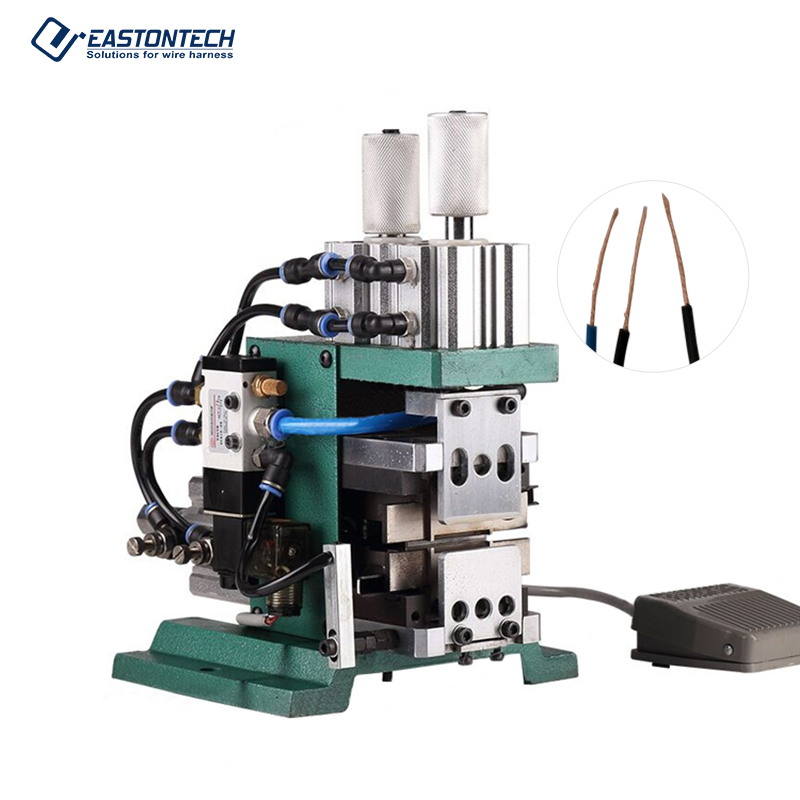 4F Pneumatic Wire Stripping Machine AWG18-AWG32(hot/cold blades) EW-10
