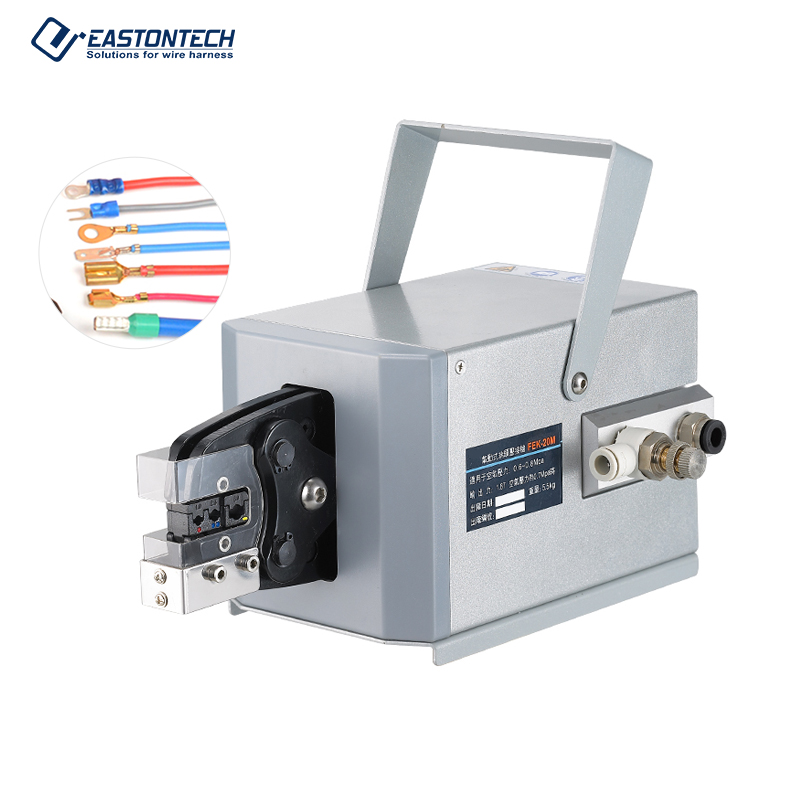 Portable Pneumatic Wire Terminal Crimping Machine with 2.0T Output Force (Interchangeable Dies) FEK-20M