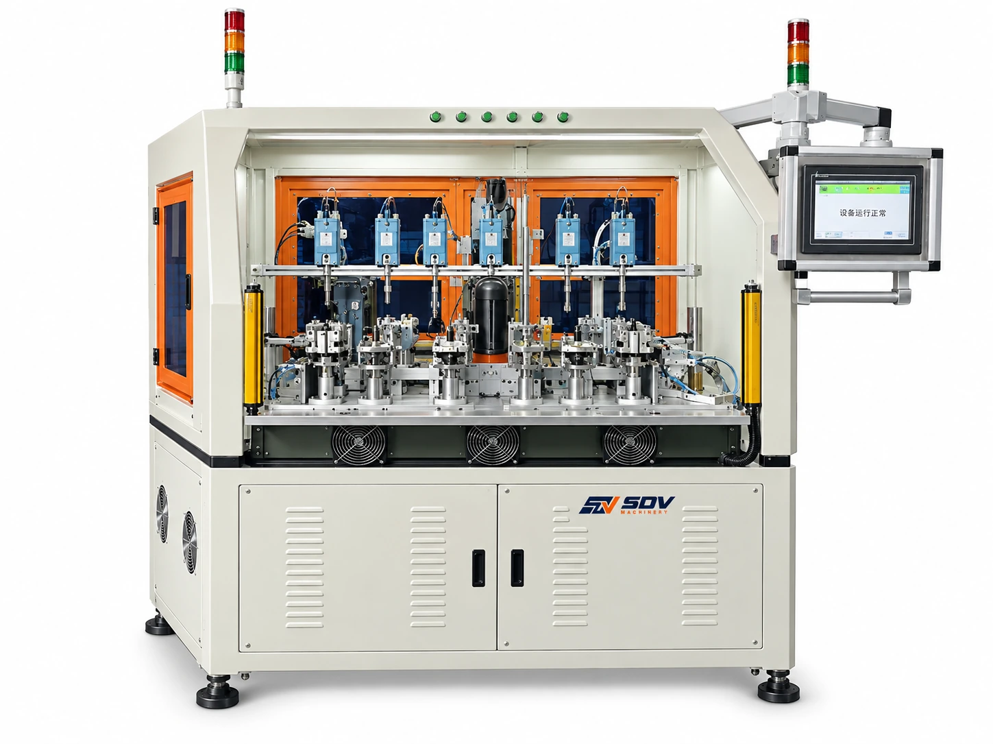 全自动电机铜线圈绕线机 SDV-GW-SD07-6