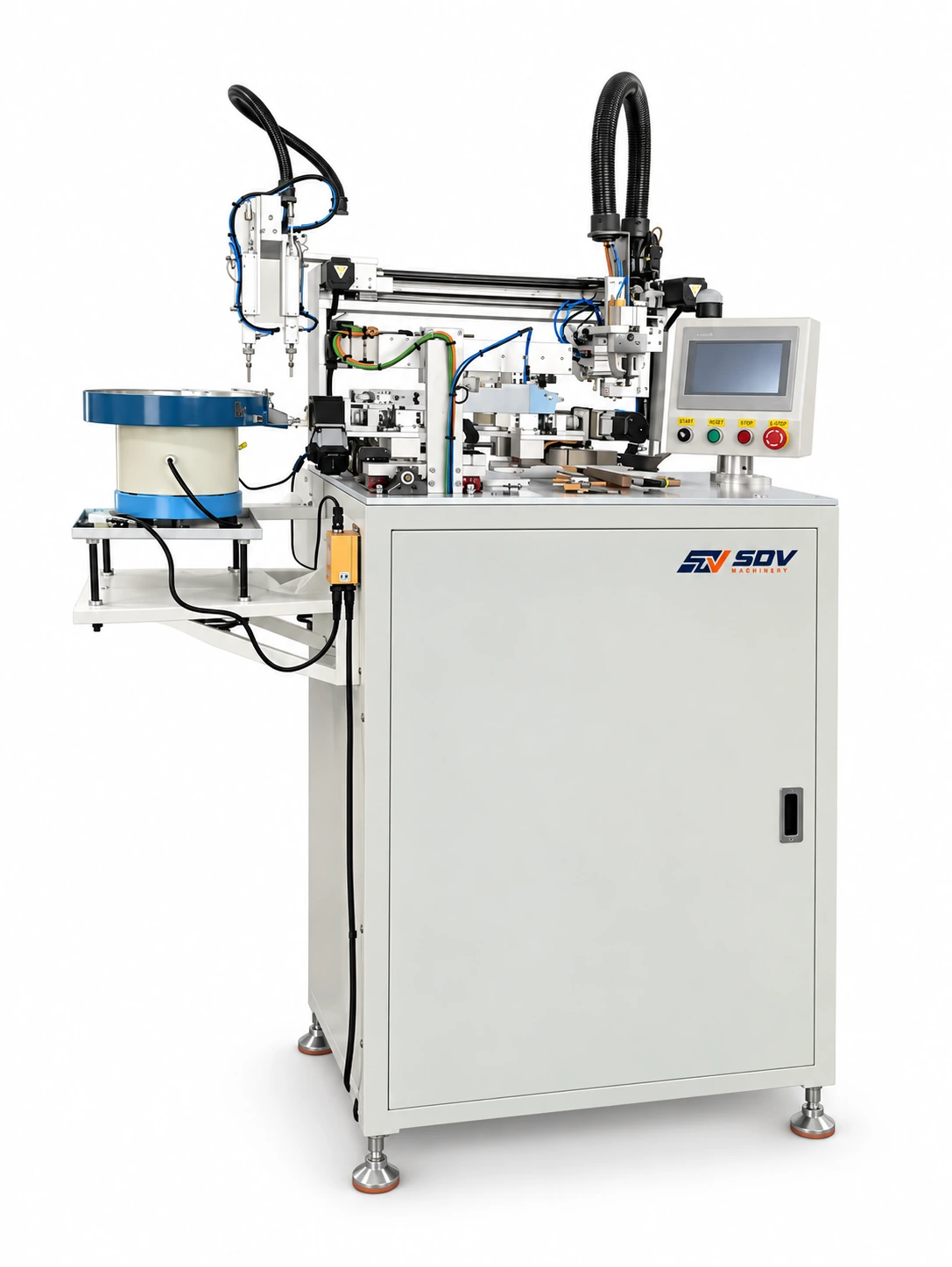Rotary Differential Mode Core Automatic Hook Winding Machine SDV-GWZ-025