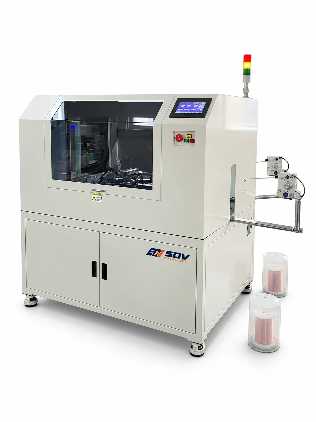 स्वचालित खोखले कप मोटर वाइंडिंग मशीन SDV-GWF100-A