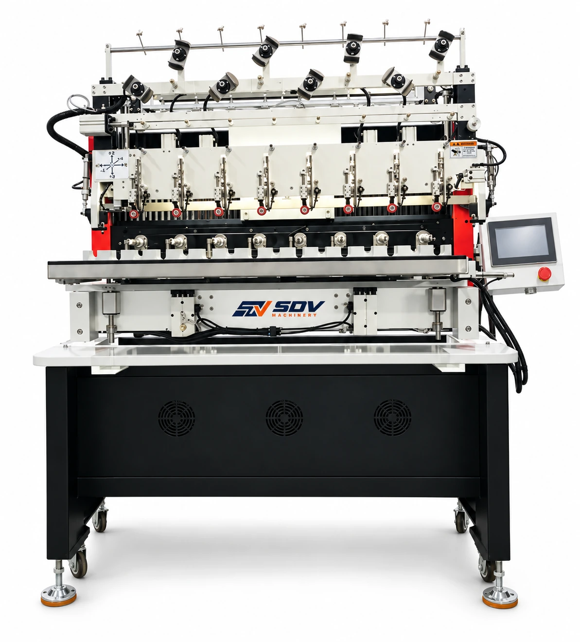 Eight Axis Automatic Skeleton Bobbin Transformer Winding Machine SDV-GWP8-126
