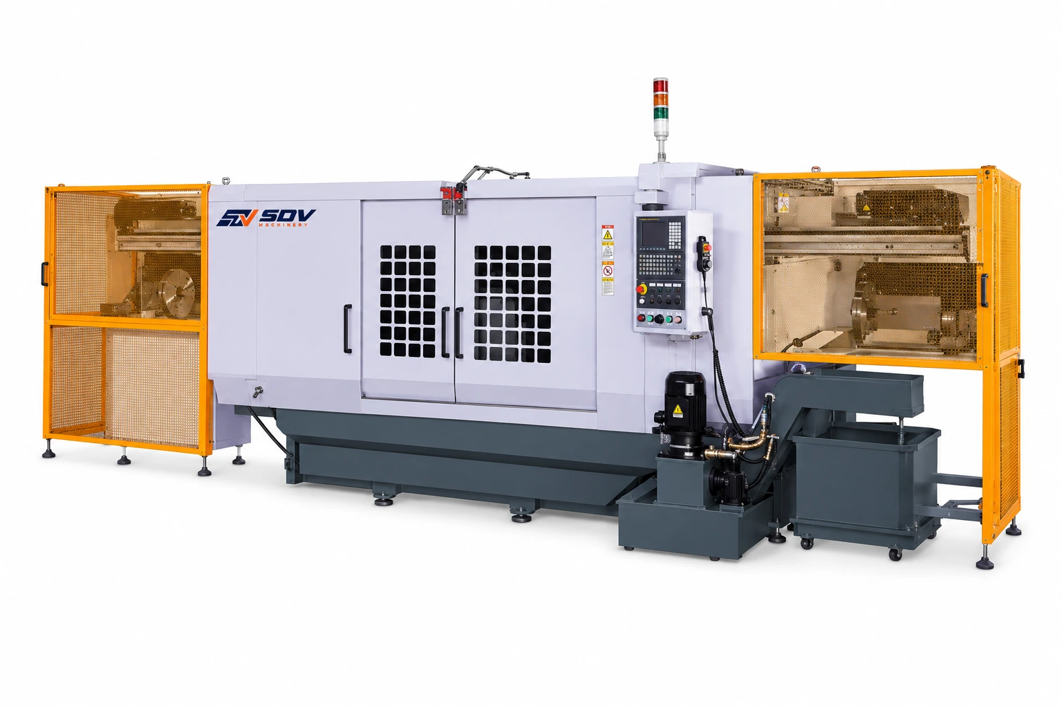 Polygon/Both End Cutting CNC Lathe SDV-FC-TA22