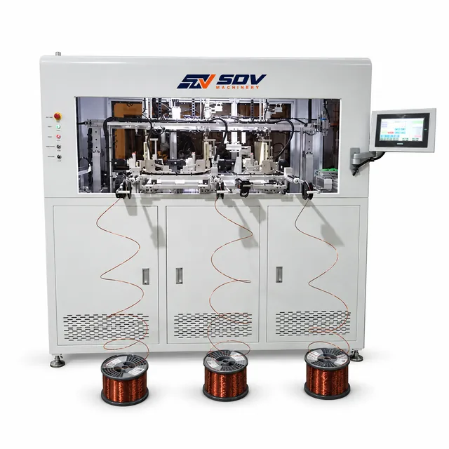 Three-phase Differential Mode Fully Automatic Winding Machine GWAT-80HM
