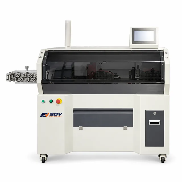 स्वचालित समाक्षीय केबल काटने और स्ट्रिपिंग मशीन (1.0 - 6.0 मिमी) EW-06H-3